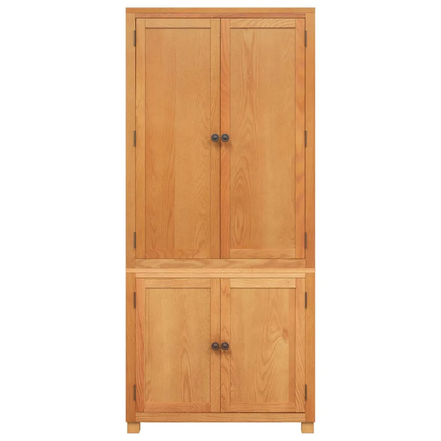 Ensemble de meubles de rangement 2 pc Marron 80 x 50 x 180 cm - 7