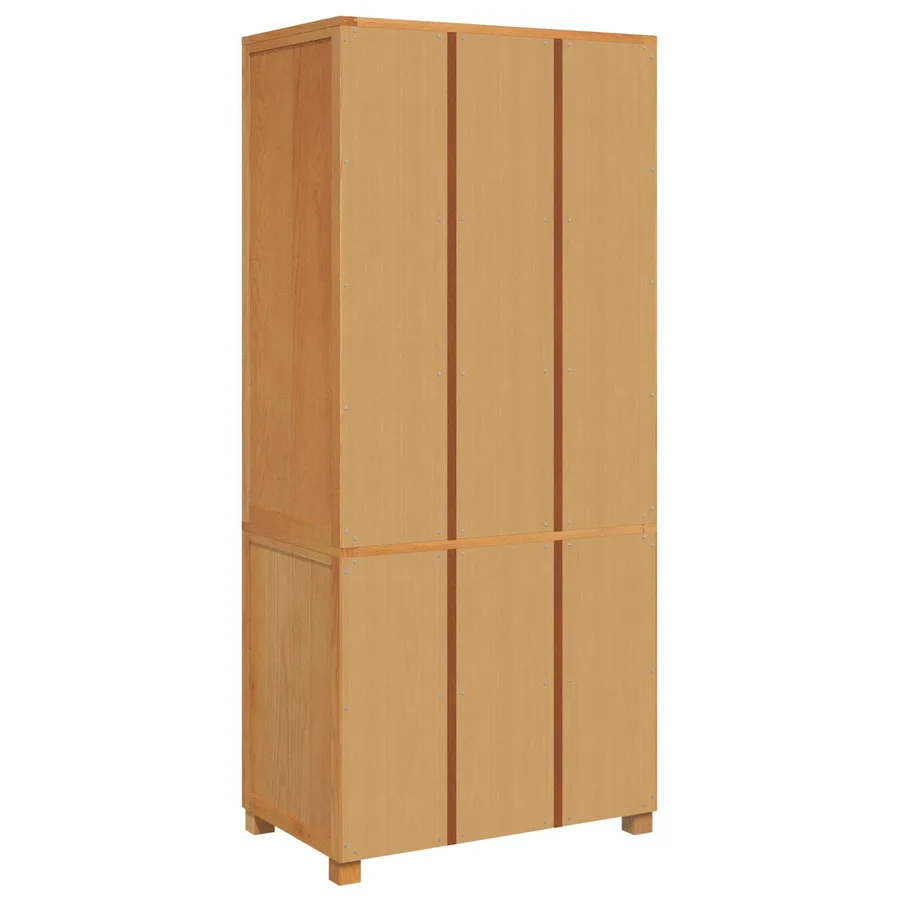 Ensemble de meubles de rangement 2 pc Marron 80 x 50 x 180 cm - 9