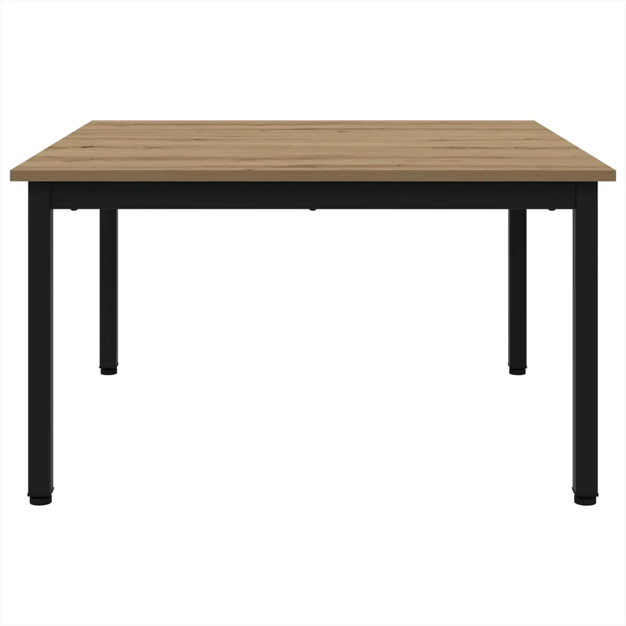 Table basse Chêne artisan 80 x 80 x 45 cm Bois d'ingénierie - 6