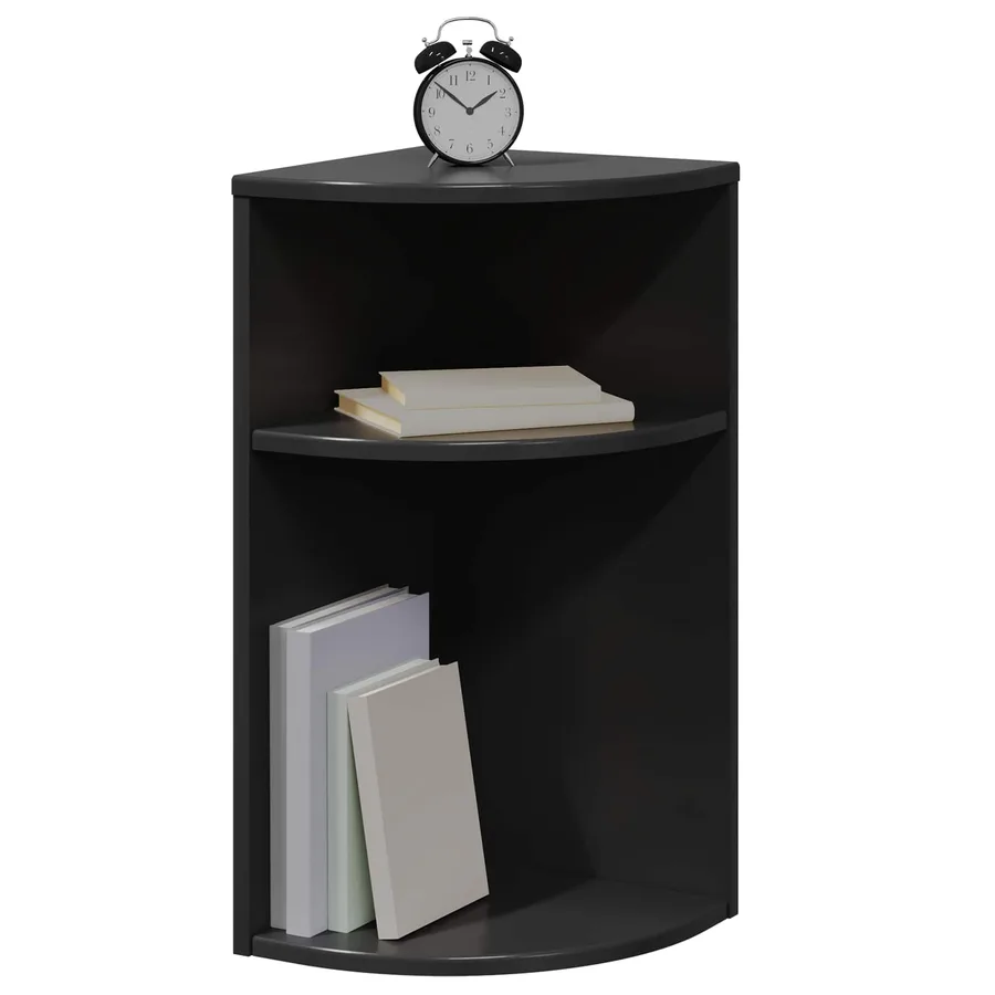 Table d'appoint Noir 29,6 x 29,6 x 60 cm Bois d'ingénierie - 3