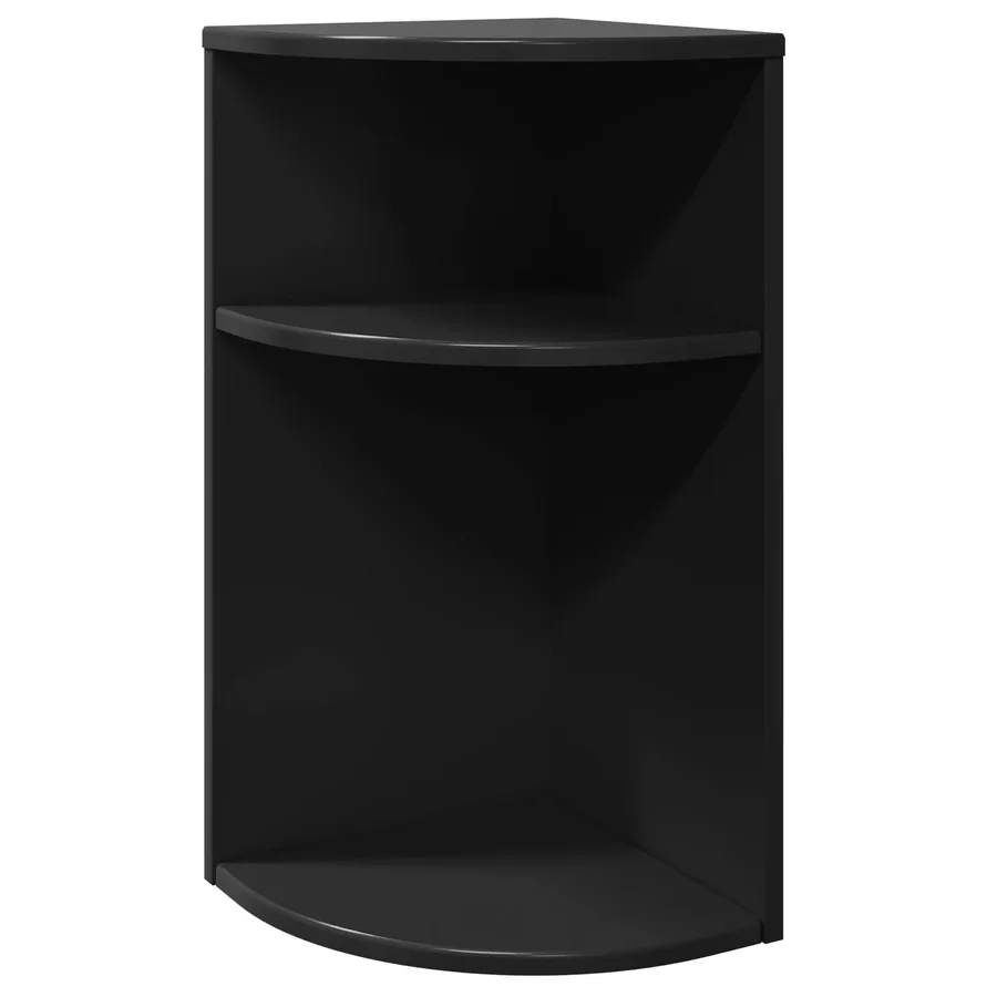 Table d'appoint Noir 29,6 x 29,6 x 60 cm Bois d'ingénierie - 5
