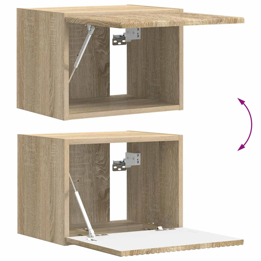 Ensemble meuble TV 5 pcs Chêne Sonoma Bois d'ingénierie - 15