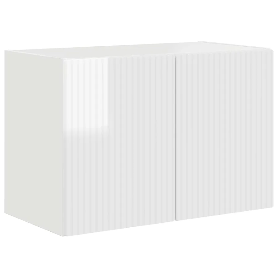 Meuble TV mural Montage mural Blanc brillant 59,5 x 31 x 40 cm - 2