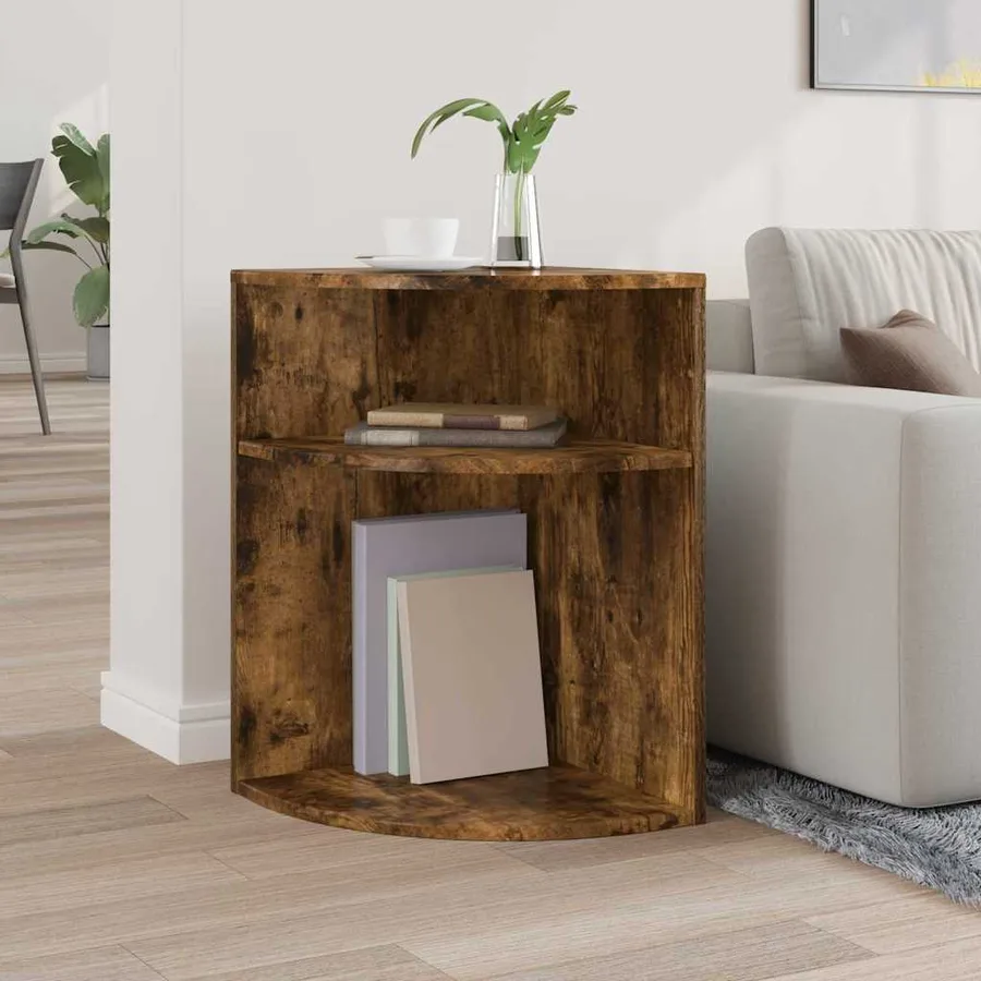 Table d'appoint Chêne fumé 39,7 x 39,7 x 60 cm - 4