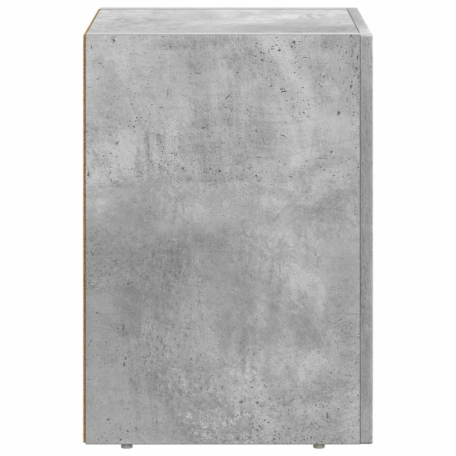 Table de chevet ELST 2 pc Gris béton 29,5 x 33,5 x 50 cm - 7