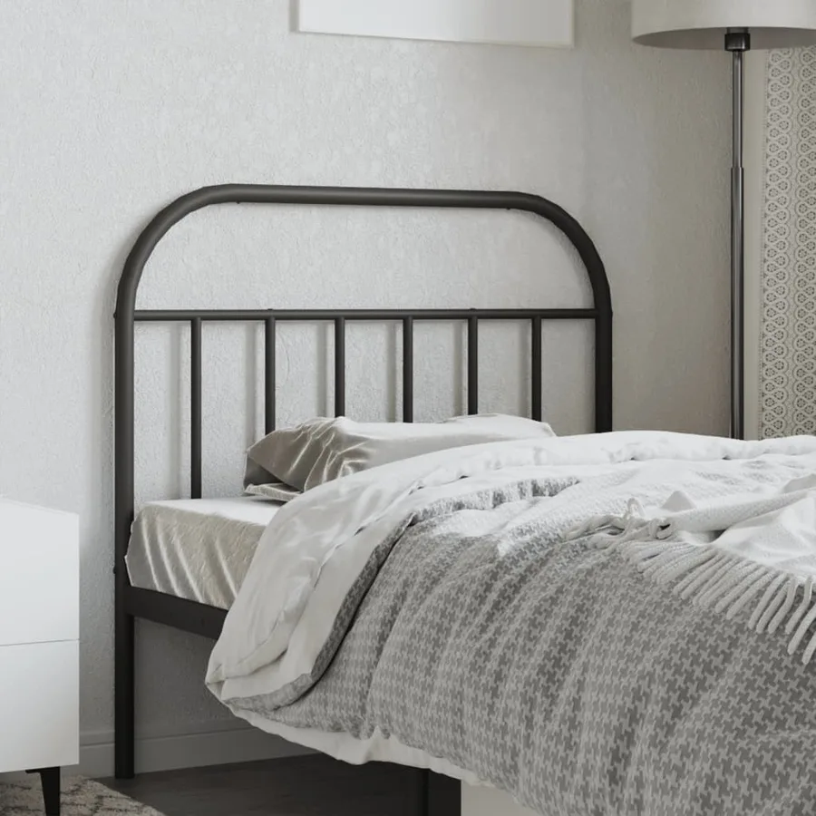 Tête de lit de remplacement métal noir 107 cm - 3