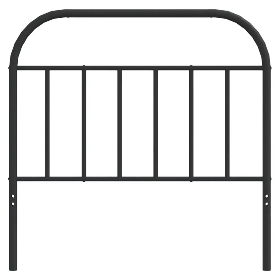 Tête de lit de remplacement métal noir 107 cm - 4