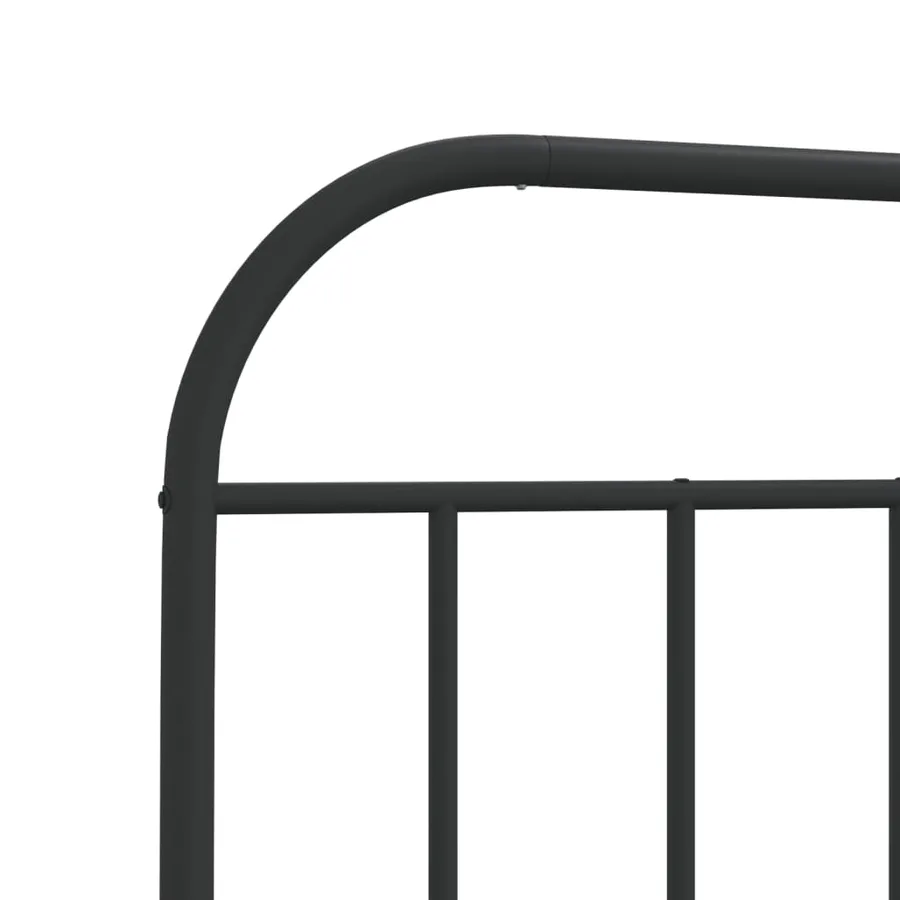 Tête de lit de remplacement métal noir 107 cm - 6