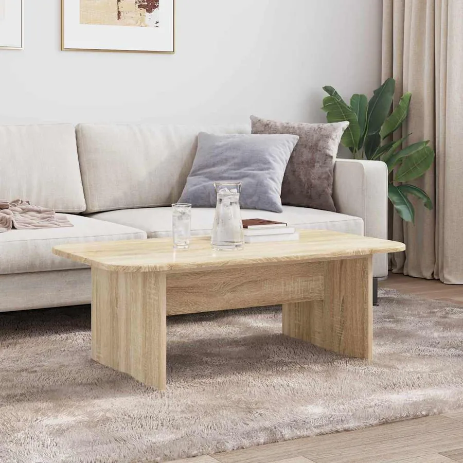 Table basse Chêne Sonoma 93 x 53 x 33 cm Bois d'ingénierie - 4