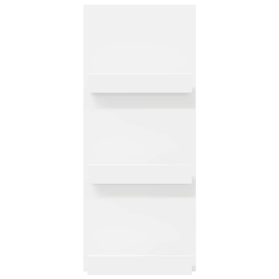 Étagère à magazines Blanc 43 x 11 x 102 cm Bois d'ingénierie - 5