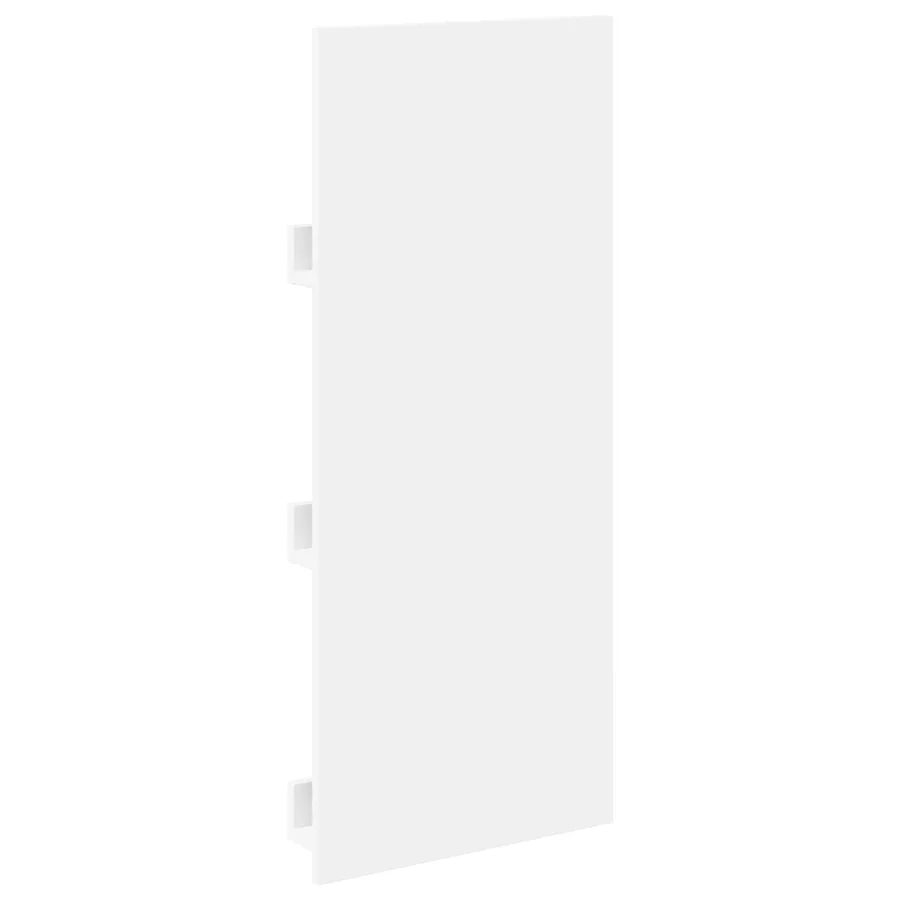 Étagère à magazines Blanc 43 x 11 x 102 cm Bois d'ingénierie - 7