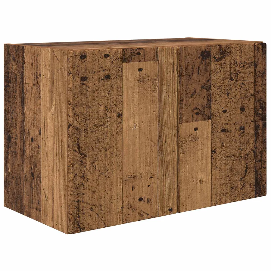 Ensemble de meuble TV mural 4 pcs Bois ancien Bois d'ingénierie - 7