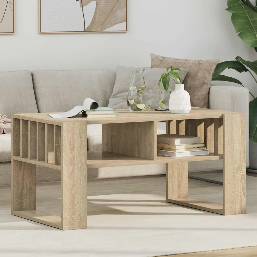 Table basse Chêne Sonoma 92 x 49,5 x 45 cm Bois d'ingénierie