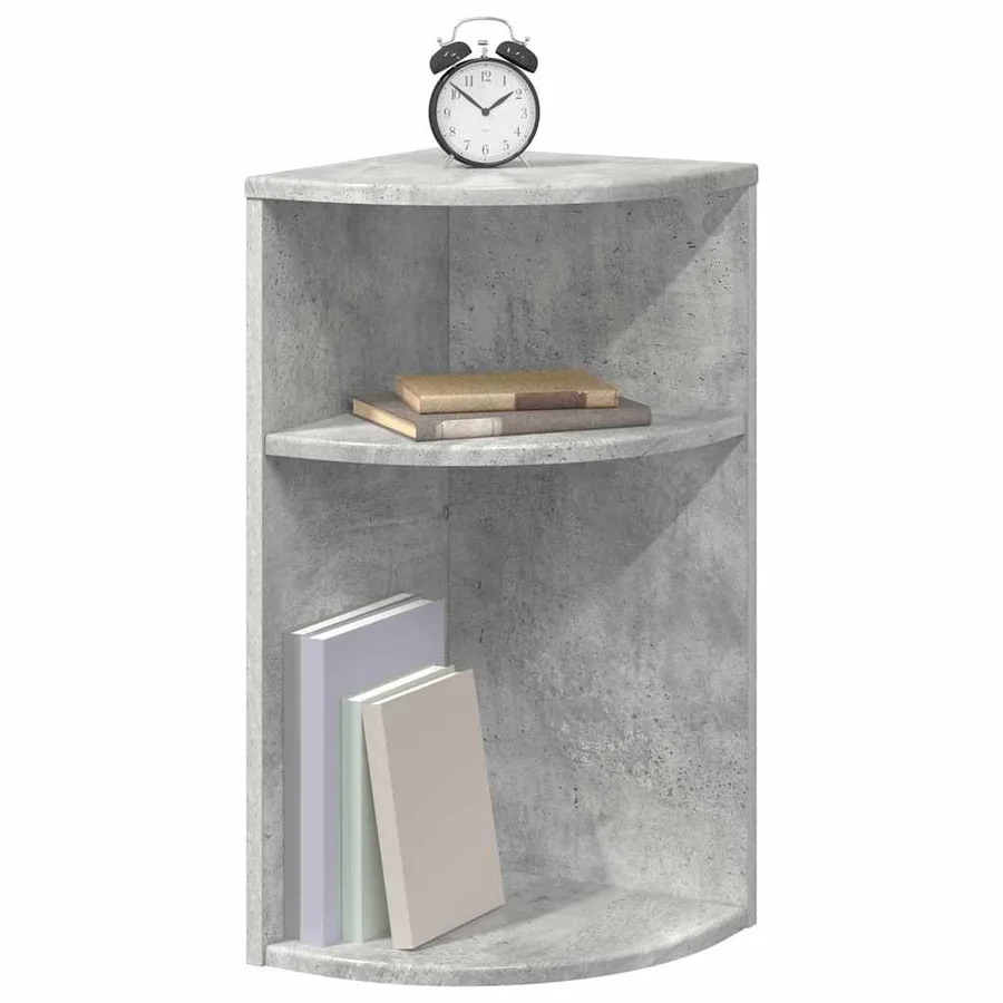 Table d'appoint Gris béton 29,6 x 29,6 x 60 cm - 3