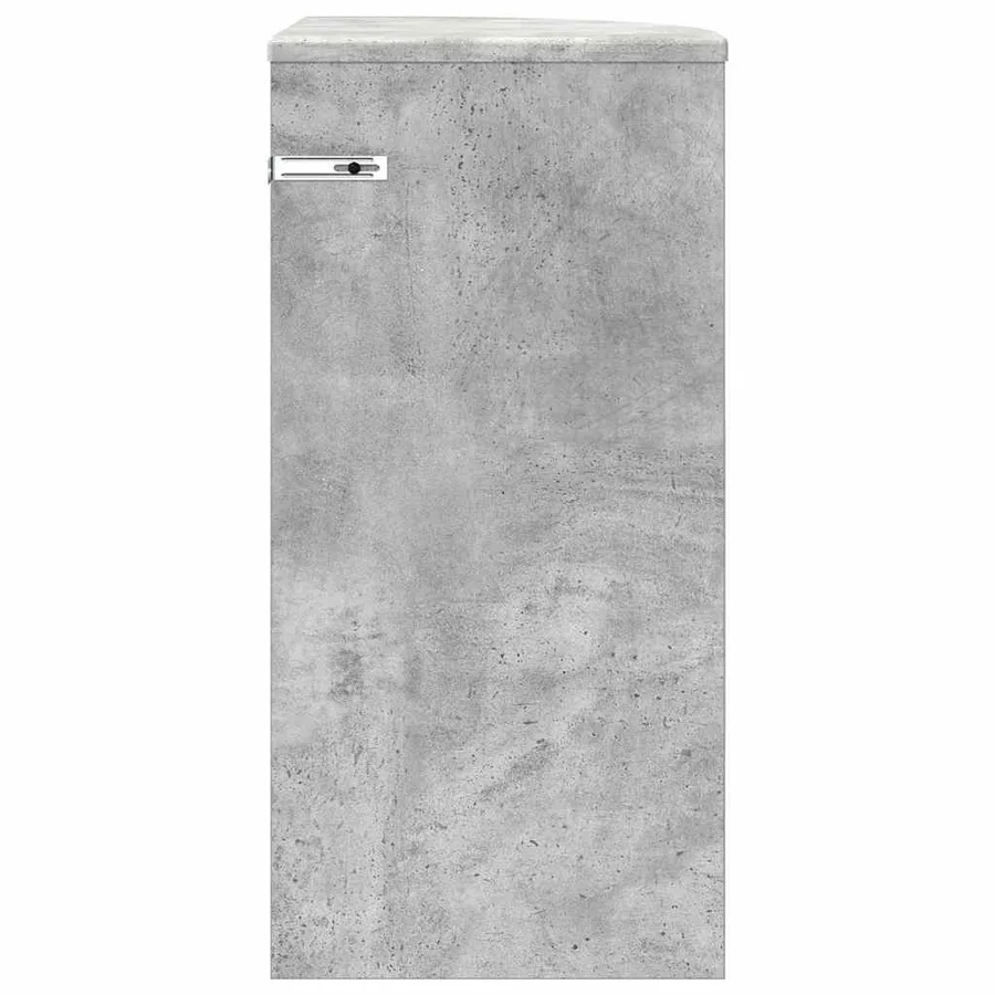 Table d'appoint Gris béton 29,6 x 29,6 x 60 cm - 6