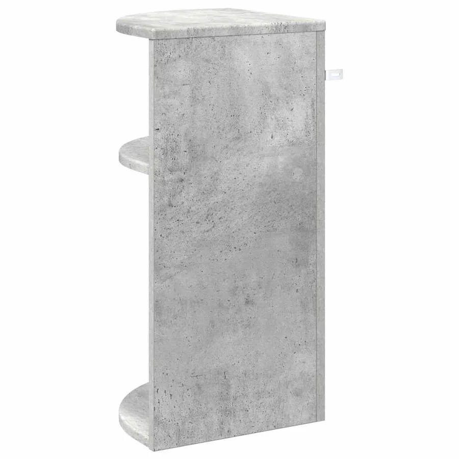 Table d'appoint Gris béton 29,6 x 29,6 x 60 cm - 7