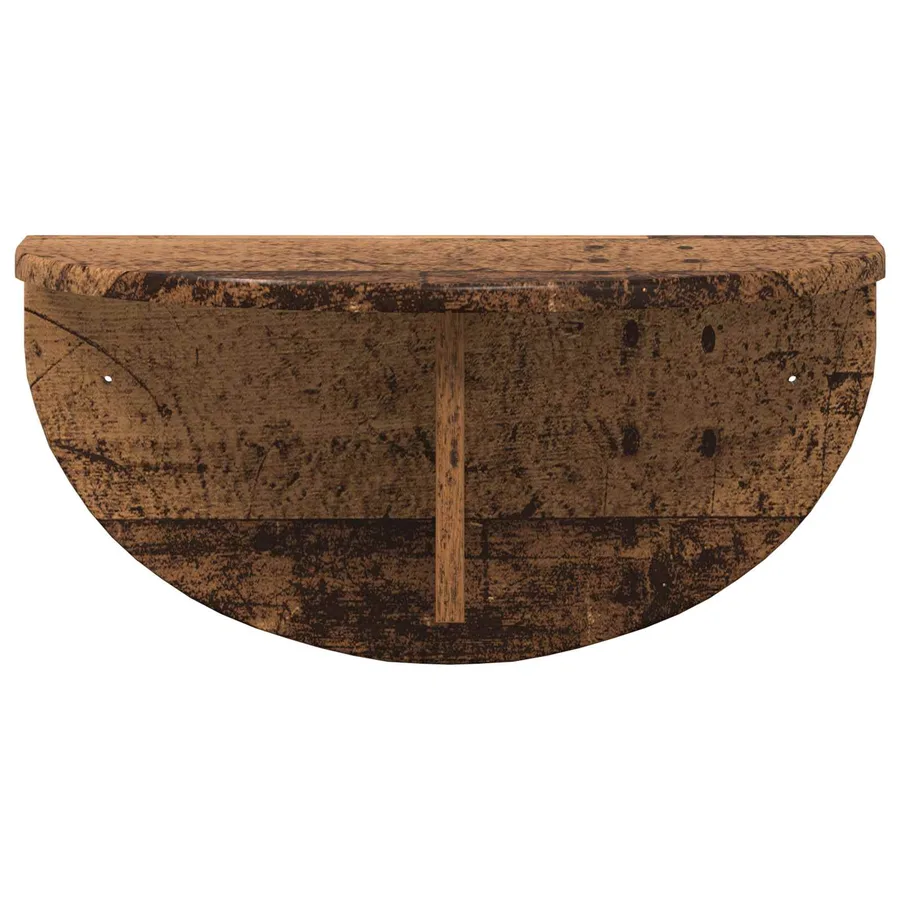 Étagère Murale Montage mural 2 pcs Bois ancien 48 x 24 x 24 cm - 6