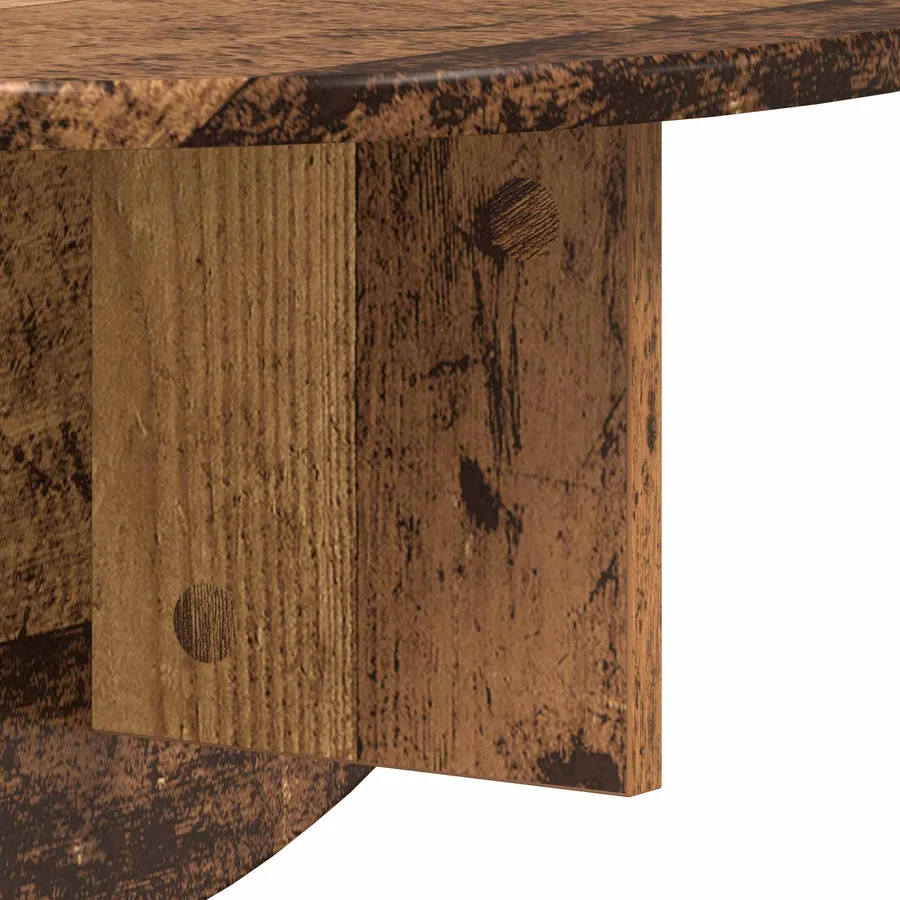Étagère Murale Montage mural 2 pcs Bois ancien 48 x 24 x 24 cm - 8