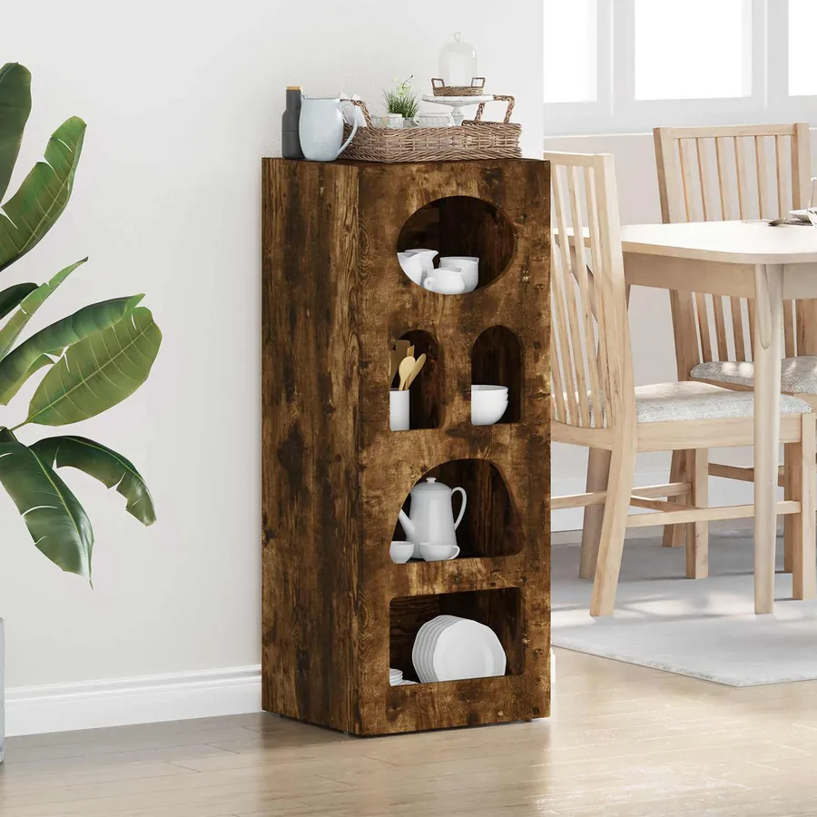 Buffet ELST Chêne fumé 40 x 35 x 100,5 cm Bois d'ingénierie