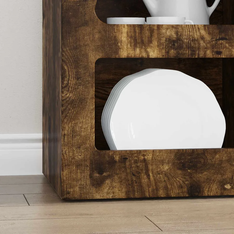 Buffet ELST Chêne fumé 40 x 35 x 100,5 cm Bois d'ingénierie - 5