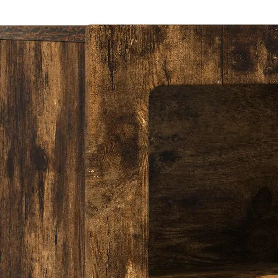 Buffet ELST Chêne fumé 80,5 x 35 x 59 cm Bois d'ingénierie - 9