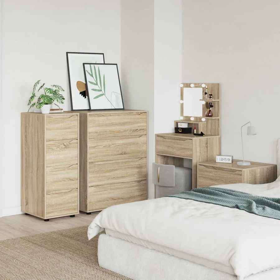 Armoire de rangement Chêne Sonoma 40 x 48 x 105 cm - 4