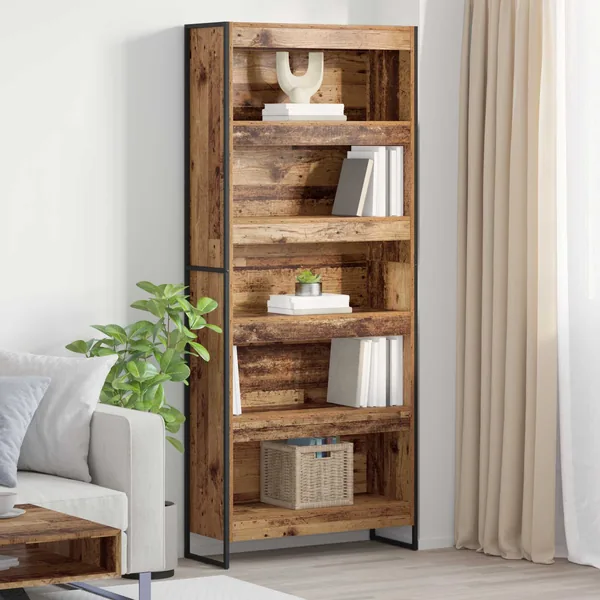 Bibliothèque 80 x 30 x 189,5 cm Bois d'ingénierie Bois Ancien