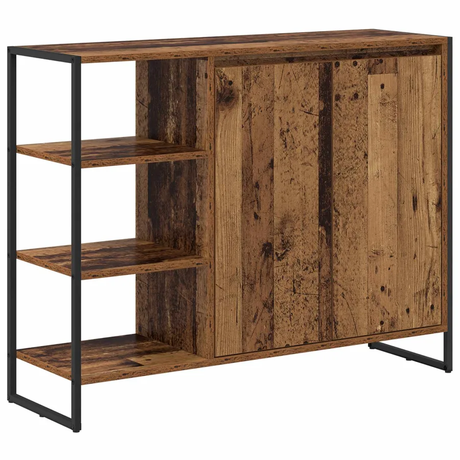 Meuble d'appoint Bois Ancien 96,5 x 30 x 75 cm - 2