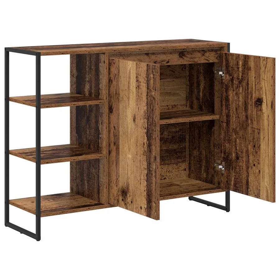 Meuble d'appoint Bois Ancien 96,5 x 30 x 75 cm - 5
