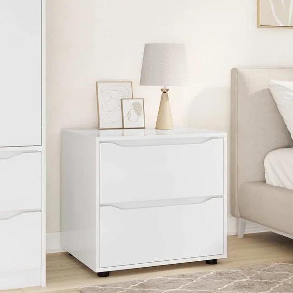 Armoire de rangement Blanc brillant 60 x 48 x 57 cm