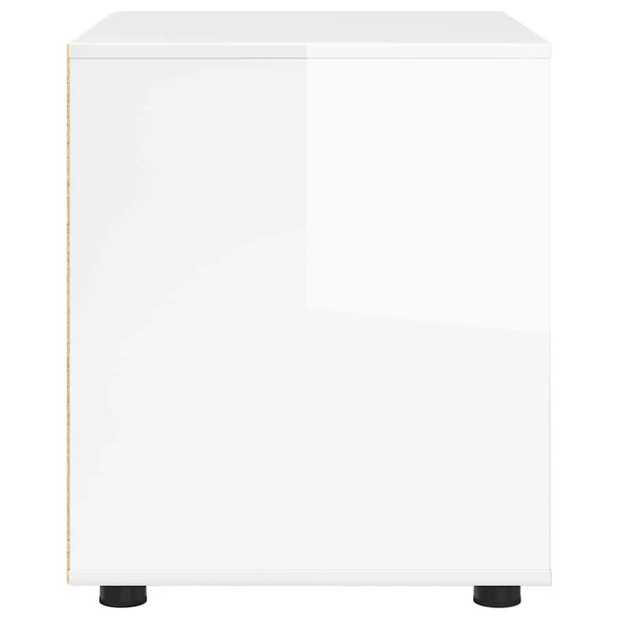 Armoire de rangement Blanc brillant 60 x 48 x 57 cm - 7