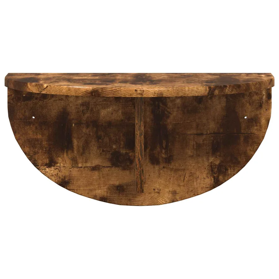 Étagère Murale Montage mural 2 pcs Chêne fumé 48 x 24 x 24 cm - 6