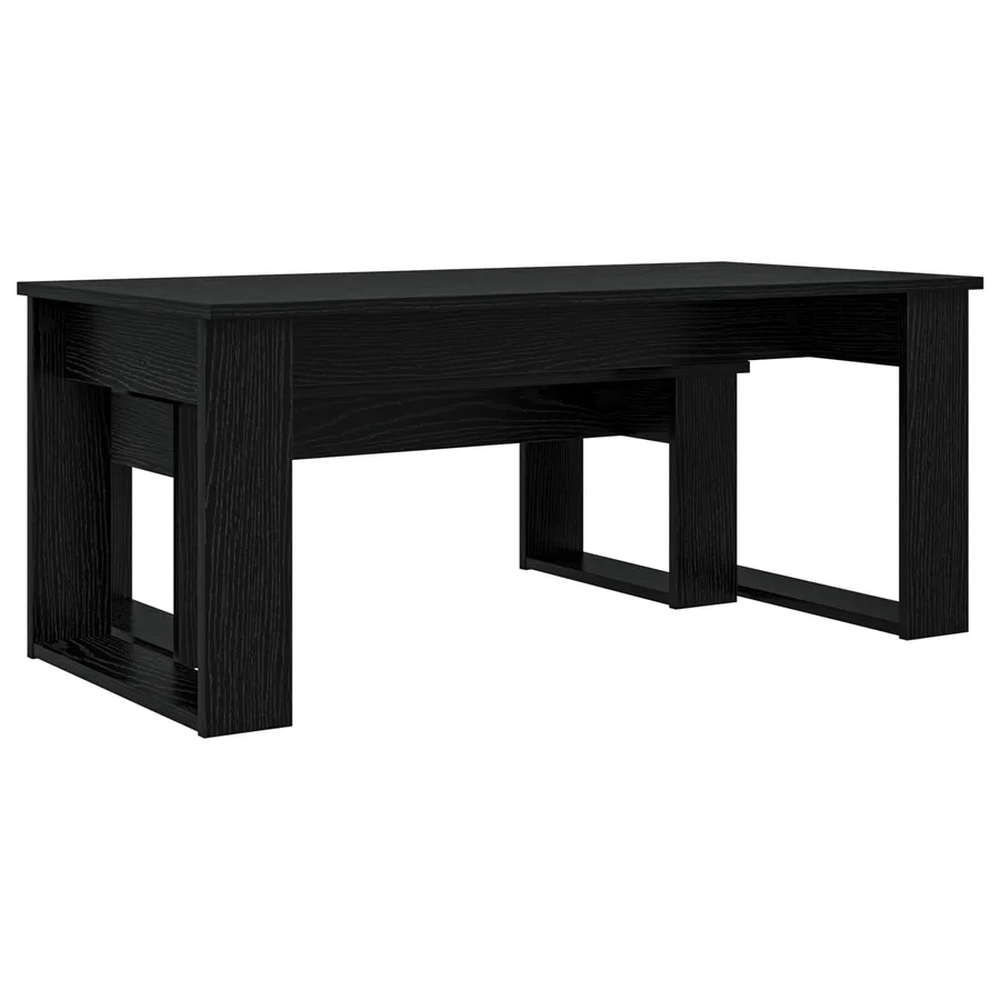 Ensemble de tables basses 2 pcs Chêne noir Bois d'ingénierie - 8