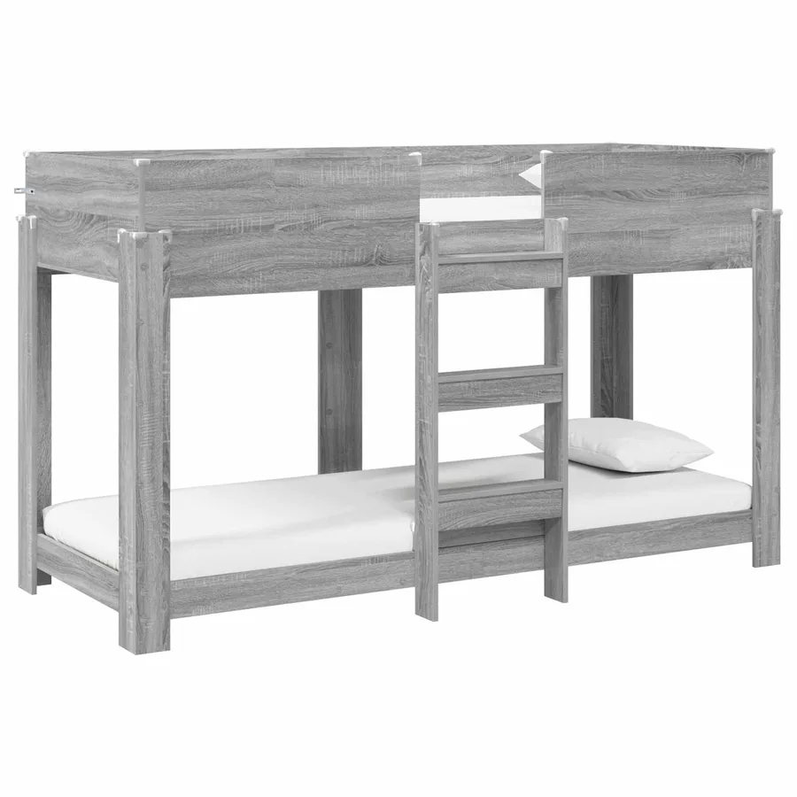 Lit Superposé pour Enfants Gris Sonoma 75 x 190 cm - 2