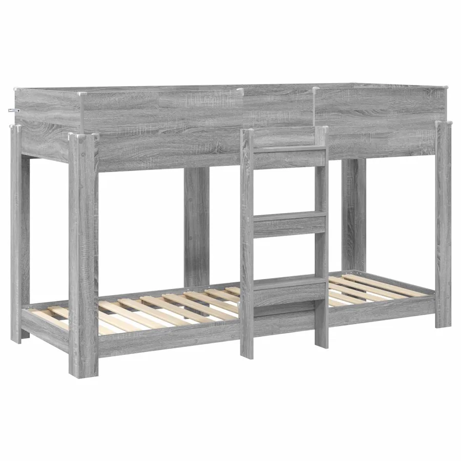 Lit Superposé pour Enfants Gris Sonoma 75 x 190 cm - 4
