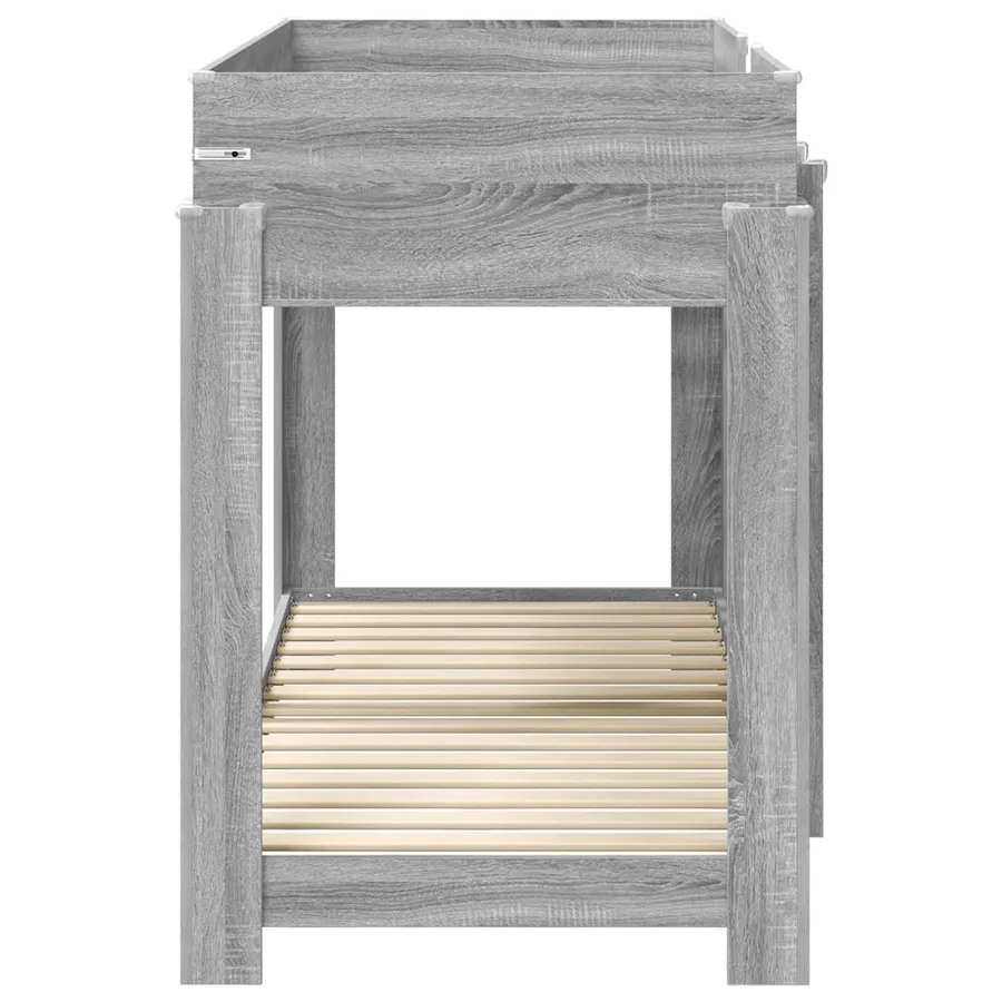 Lit Superposé pour Enfants Gris Sonoma 75 x 190 cm - 6