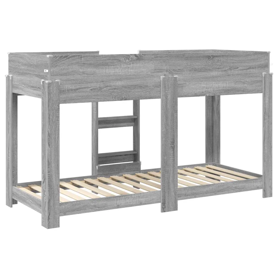 Lit Superposé pour Enfants Gris Sonoma 75 x 190 cm - 7