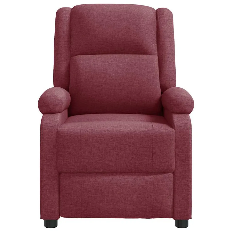 Fauteuil inclinable Rouge bordeaux Tissu - 3