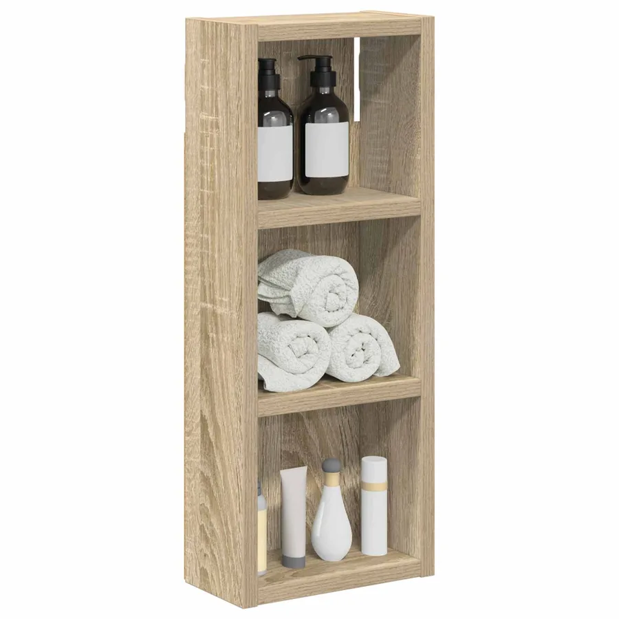 Armoire murale de salle de bain Chêne Sonoma 20 x 10 x 50 cm - 3