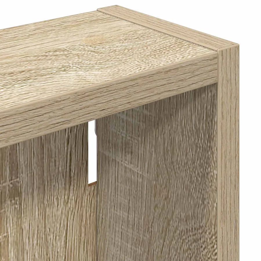 Armoire murale de salle de bain Chêne Sonoma 20 x 10 x 50 cm - 9