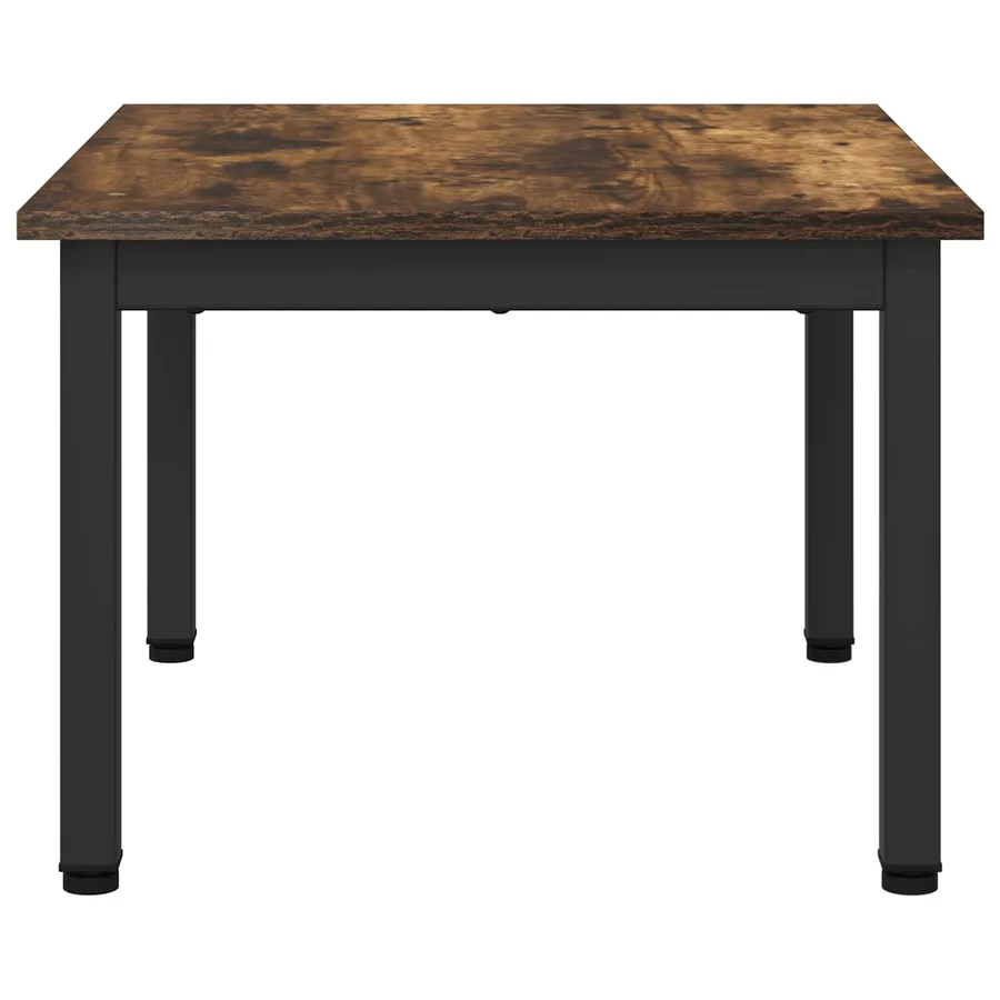 Table basse Chêne Fumé 60 x 50 x 36 cm Bois d'ingénierie - 6