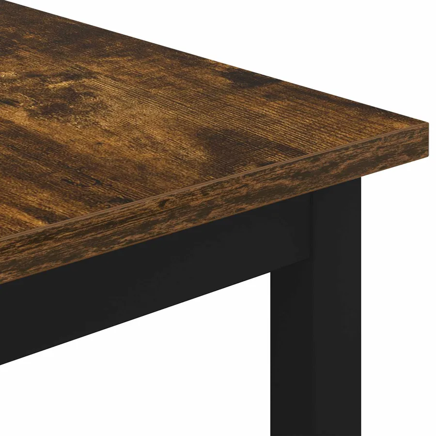 Table basse Chêne Fumé 60 x 50 x 36 cm Bois d'ingénierie - 7