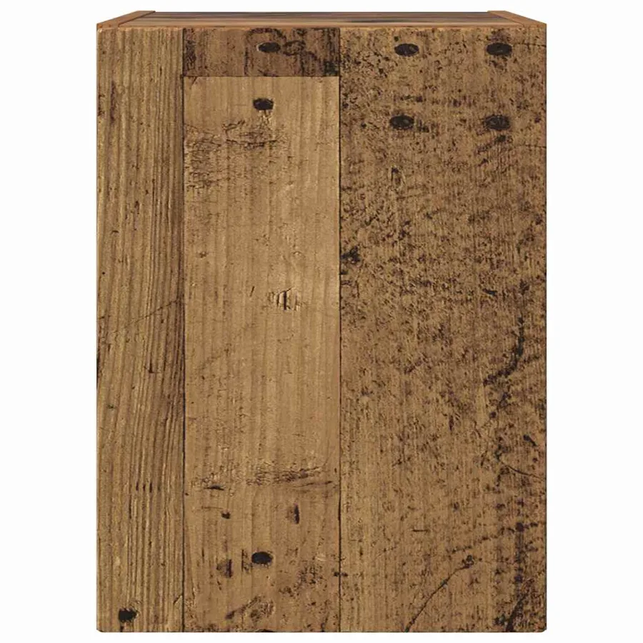 Meuble TV mural Montage mural 2 pcs Bois Ancien 30 x 31 x 40 cm - 7