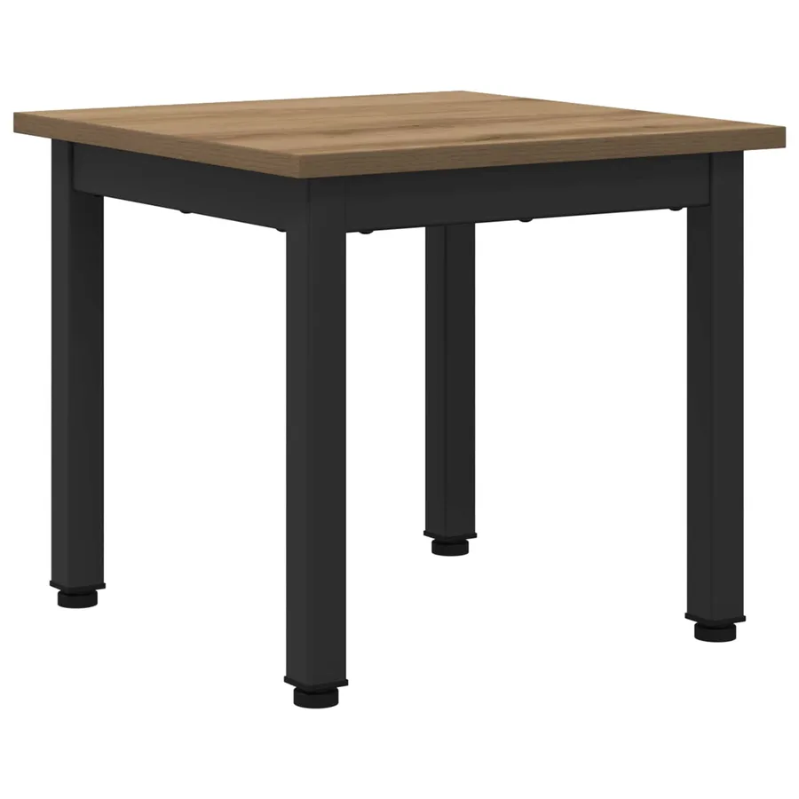 Table basse Chêne artisan 40 x 40 x 36 cm Bois d'ingénierie - 2