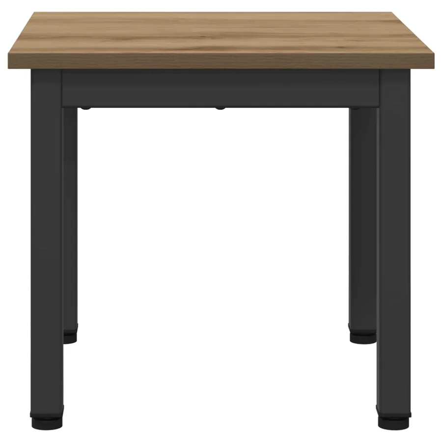 Table basse Chêne artisan 40 x 40 x 36 cm Bois d'ingénierie - 5