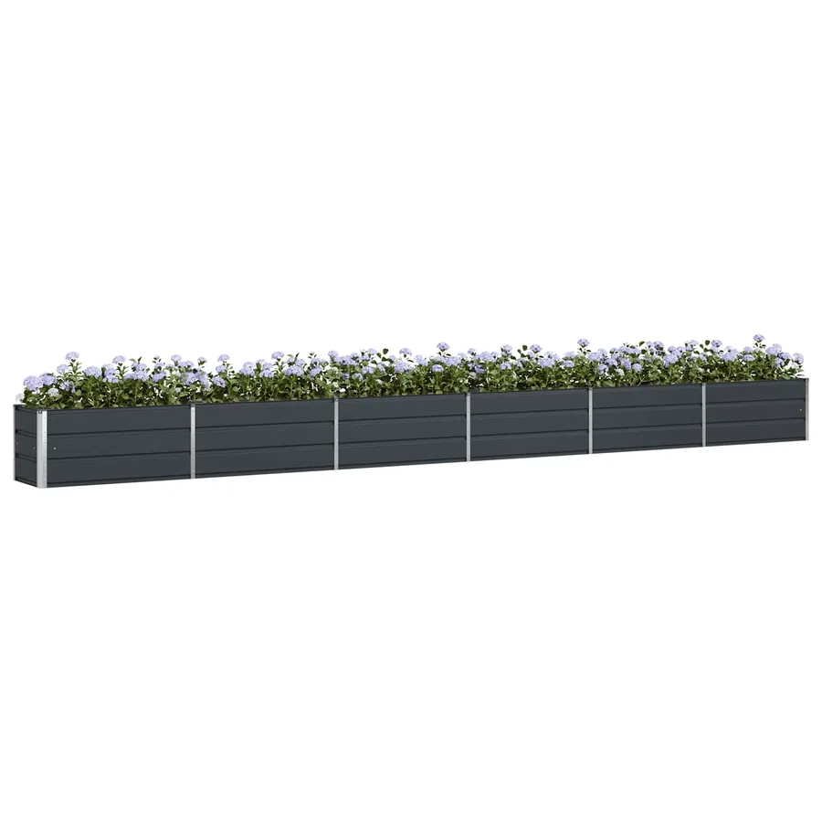 Jardinière Anthracite 580 x 50 x 45 cm Acier galvanisé - 3