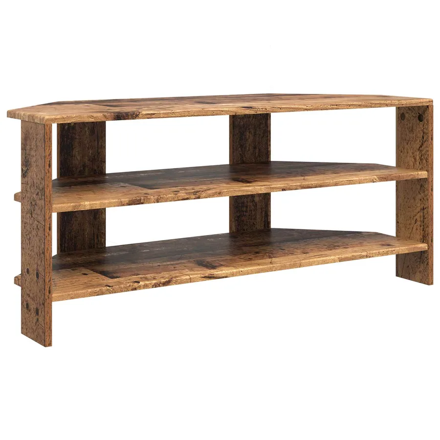 MeubleTVd'Angle Bois Ancien 102x40,5x45cm Bois d'ingénierie - 2