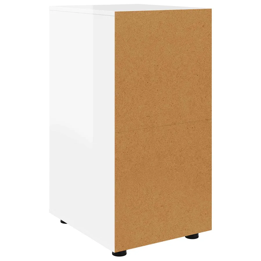 Armoire de rangement Blanc brillant 40 x 48 x 81 cm - 10