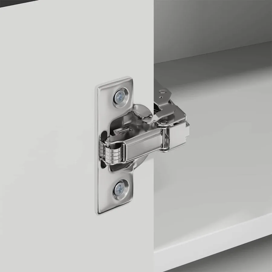 Cabinet d'angle mural PORTO Noir 57 x 57 x 40 cm - 9
