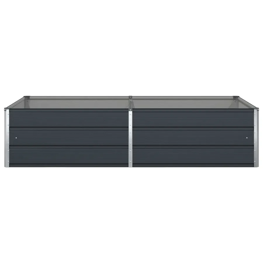 Jardinière Anthracite 195 x 100 x 45 cm Acier galvanisé - 5